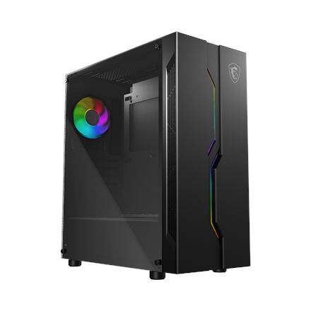 MSI MAG VAMPIRIC 010 PC Case, Midi-Tower, USB 3.1, Black | MSI | MAG VAMPIRIC 010 | ATX | Black