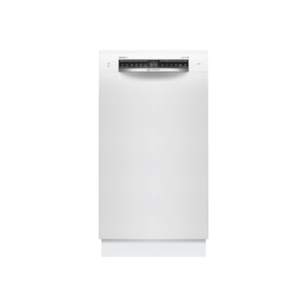 Bosch Dishwasher | SPU4HMW12E | Built-in | Width 45 cm | Number of place settings 10 | Number of programs 6 | Energy efficiency class D | Display | AquaStop function | White