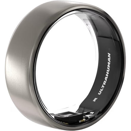Ultrahuman | Ring Air | Raw Titanium | Size 8 | Smart Ring