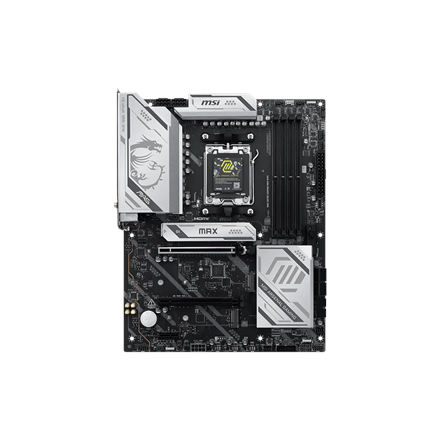 MSI MAG X870E GAMING MAX WIFI | Processor family AMD | Processor socket AM5 | DDR5 | Supported hard disk drive interfaces SATA, M.2 | Number of SATA connectors 4