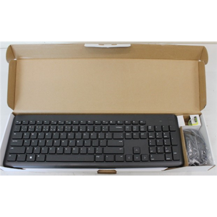 SALE OUT. Dell Keyboard and Mouse KM3322W Wireless US/LT | SALE OUT. | Dell KM3322W | Keyboard and Mouse Set | Wireless | Mouse included | Batteries included | Wireless connection | Lithuanian | Black | MISSING INNER...