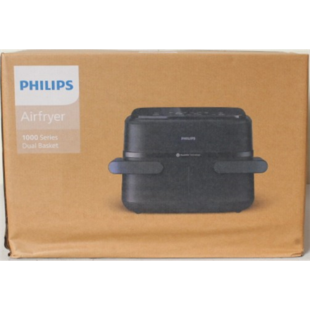 SALE OUT. Philips Airfryer 1000 Series NA150/00, 7 L, Black | Philips Airfryer Dual Basket | NA150/00 1000 Series | Power 2450 W | Capacity 7 L | RapidAir Plus | Black | DAMAGED PACKAGING