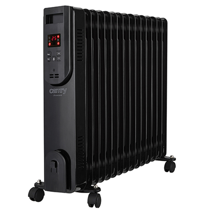 Camry | Oil-Filled Radiator with Remote Control | CR 7820 | Oil Filled Radiator | 2500 W | Number of power levels 3 | Black