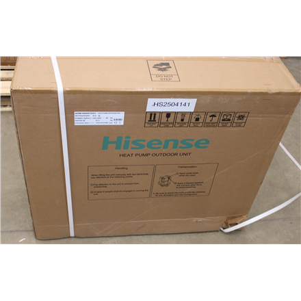 SALE OUT. Hisense Hi-Therma 6 kw heat pump Split type Outdoor unit | Hisense AHW-060HCDS1 | Hi-Therma 6 kw heat pump Split type Outdoor unit | DAMAGED PACKAGING AND BENT CORPUSE