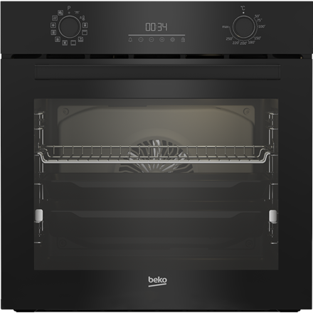BEKO Oven | BBIR17300BCS | 72 L | Electric | Catalytic | Mechanical control | Height 59.5 cm | Width 59.4 cm | Black