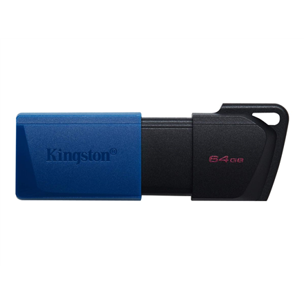 Kingston | USB 3.2 Flash Drive | DataTraveler Exodia M | 64 GB | USB Type-A | Black/Blue