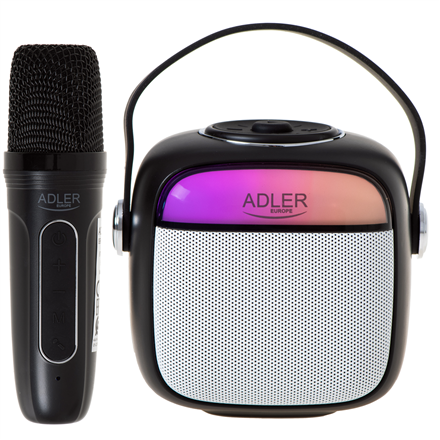 Adler Karaoke Speaker With Microphone | AD 1199B | Bluetooth | Wireless connection | Portable | Black
