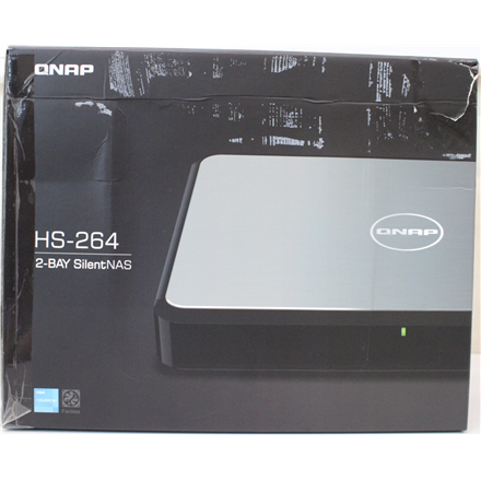 SALE OUT. | QNAP | 2-Bay SATA fanless home NAS | HS-264 | Up to 2 SATA 6Gb/s, 3Gb/s | Intel Celeron | N5105 4-core/4-thread | Processor frequency 2.9 GHz | 8 GB | N/A | DAMAGED PACKAGING, DEMO