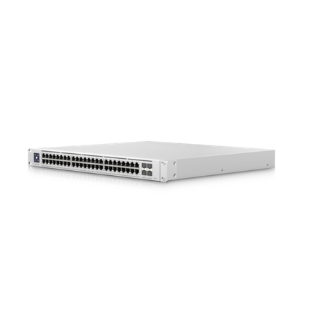 Ubiquiti | Switch Enterprise 48 PoE | USW-Enterprise-48-PoE | Managed L3 | Rackmountable | Gigabit Ethernet (copper) ports quantity 48 (100MbE/1GbE/2.5GbE) | SFP+ ports quantity 4 | PoE+ ports quantity 48 | Power supp...