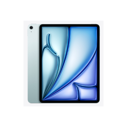 Apple | iPad Air | 13 " | Blue | IPS | 2732 x 2048 pixels | Apple M3 | 8 GB | 128 GB | Wi-Fi | Front camera | 12 MP | Rear camera | 12 MP | Bluetooth | 5.3 | iPadOS | USB-C charging cable