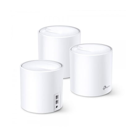 TP-LINK | Whole-Home Wi-Fi System | Deco X20(3-pack) | 802.11ac | 1201 Mbit/s | 10/100/1000 Mbit/s | Ethernet LAN (RJ-45) ports 2 | Mesh Support Yes | No mobile broadband | Antenna type Internal