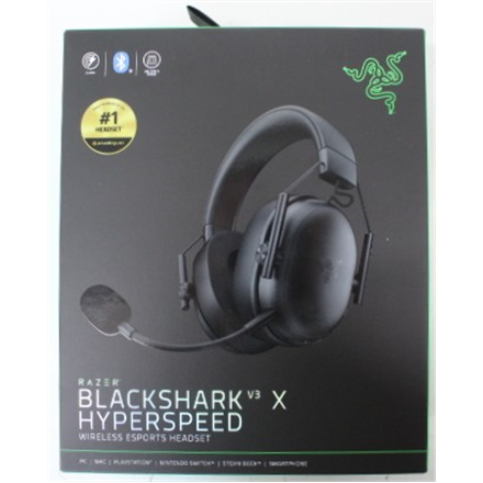 SALE OUT. Razer BlackShark V3 X HyperSpeed Gaming Headset, Wireless, Over-Ear | SALE OUT. Razer Gaming Headset | BlackShark V3 X HyperSpeed | Wireless/Wired | Over-Ear | Microphone | Black | Noise canceling | DEMO