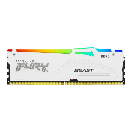 Kingston KF560C30BWEA-32 32GB 6000MT/s DDR5 CL30 DIMM FURY Beast White RGB EXPO | Kingston
