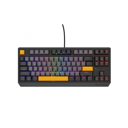 Genesis | THOR 230 | Mechanical Gaming Keyboard | Wired | US | Outemu Red | Anchor Gray Positive