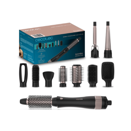 Cecotec Air brush | CeramicCare 10in1 Styler 10-in-1 | Number of heating levels 3 | 1000 W | Black