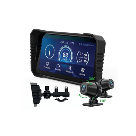 Navitel Dual dash Cam and Smart Moto device (Carplay, Android Auto) | Dual dash Cam and Smart Moto device (Carplay, Android Auto) | Wi-Fi