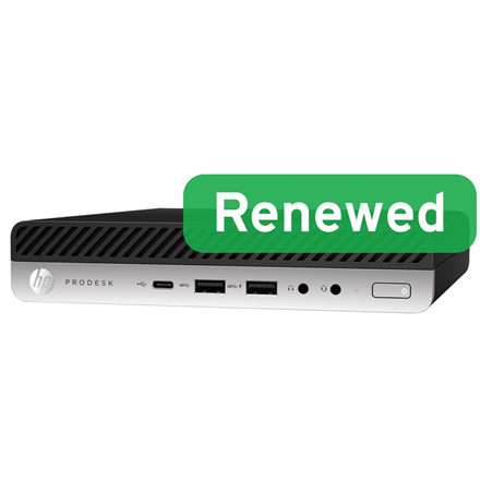HP Renewed Grade A | ProDesk 600 G5 DM | Intel Core i3 | i3-9100T | 8 GB | NVMe | 128 GB | Intel UHD Graphics 630 | Windows 11 Home