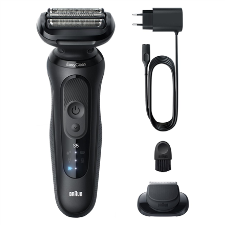 Braun Shaver | 52-N1200s Series 5 | Operating time (max) 50 min | Wet & Dry | Lithium Ion | Black