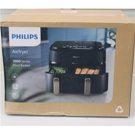 SALE OUT. | Philips | Airfryer | NA352/00 | Power 2750 W | Capacity 9 L | Rapid Air technology | Charcoal Grey/Copper | DAMAGED PACKAGING | 24 month(s)