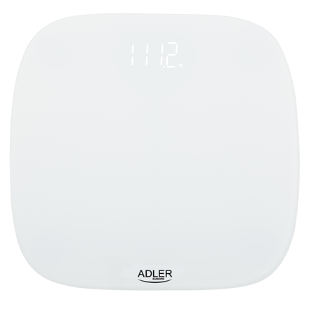 Adler | Bathroom scale | AD 8176 | Maximum weight (capacity) 180 kg | Accuracy 100 g | White