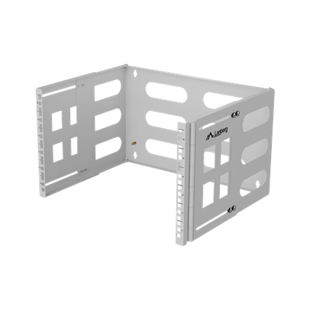 Lanberg Folding Bracket Wall-mount 19" 6U | FB01-5406-10S | Grey