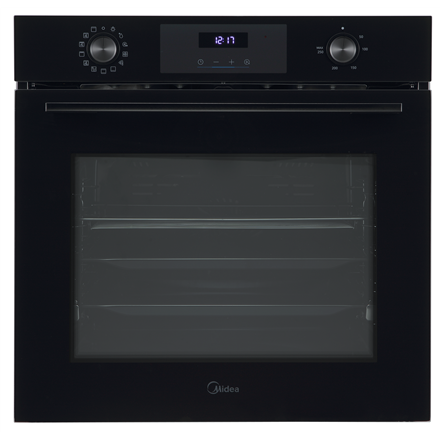 Midea MBO7NM30D0-BK Oven, Built-in, Electric, Width 60 cm, Touch Display, Black