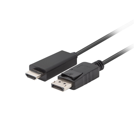 Lanberg | DisplayPort to HDMI Cable | CA-DPHD-11CC-0050-BK | DisplayPort Male | HDMI Male | DP to HDMI | 5 m