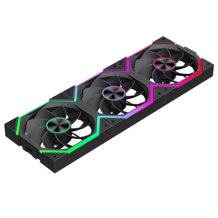 Gamemax FN12A-N2 WL-R | Case fan | Black