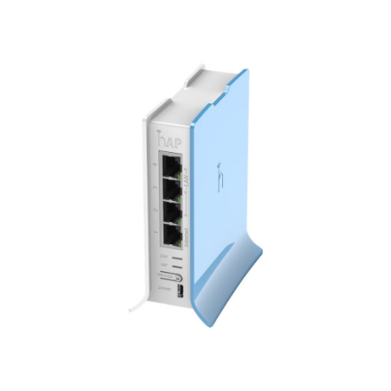 MikroTik | Access Point | RB941-2nD-TC hAP Lite | 802.11n | 10/100 Mbit/s | Ethernet LAN (RJ-45) ports 4 | MU-MiMO Yes | 12 month(s)
