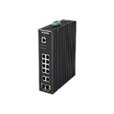 D-LINK DIS-200G-12S L2 Managed Industrial Switch with 10 10/100/1000Base-T and 2 1000Base-X SFP ports | D-Link | 60 month(s)