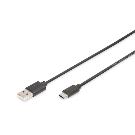 Digitus | USB Type-C connection cable, Type USB-A to USB-C | AK-300154-018-S
