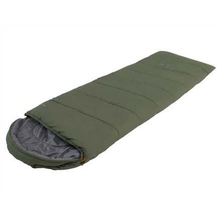 Easy Camp Raven II | Sleeping Bag | 220 x 80 cm | Temperature -19 to 3 °C | Two-way open-end-autolock, L-shaped