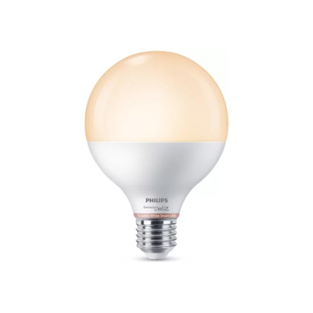 Philips Smart WFB 75W G95 827-65 TW 1PF/6 | E27 | 11 W | Warm to cool white light | Bluetooth, Wi-Fi
