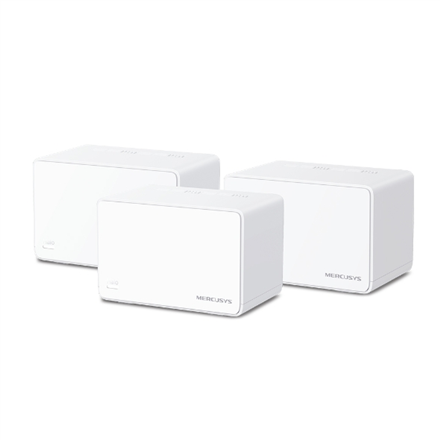 Mercusys | AX3000 Whole Home Mesh WiFi 6 System with PoE | Halo H80X (3-Pack) | 802.11ax | 574+2402 Mbit/s | 10/100/1000 Mbit/s | Ethernet LAN (RJ-45) ports 3 | Mesh Support Yes | MU-MiMO Yes | No mobile broadband | A...
