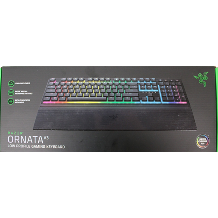 SALE OUT. Razer Ornata V3 Gaming Keyboard, Nordic layout, Wired, Black | SALE OUT. | Razer Gaming Keyboard | Ornata V3 | Gaming keyboard | Wired | RGB LED light | NORD | Razer Mecha-Membrane | Black | DEMO