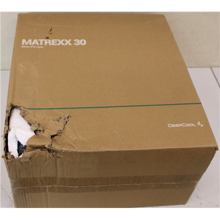 SALE OUT. Deepcool MATREXX 30 SI computer case (steel side panel) | Deepcool MATREXX 30 SI | Micro ATX | ATX PS2 (maximum length: 170mm) | Black | DAMAGED PACKAGING, DENTED