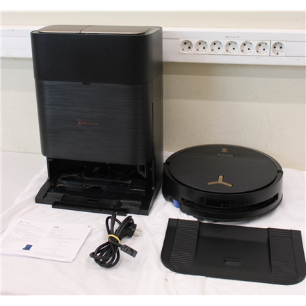 SALE OUT. Ecovacs Robotic Vacuum Cleaner | DEEBOT X9 PRO OMNI | Wet&Dry | Li-ion | 6400 mAh | Dust capacity 0.22 L | 16600 Pa | Black | DAMAGED PACKAGING, USED, DIRTY, SCRATCHED