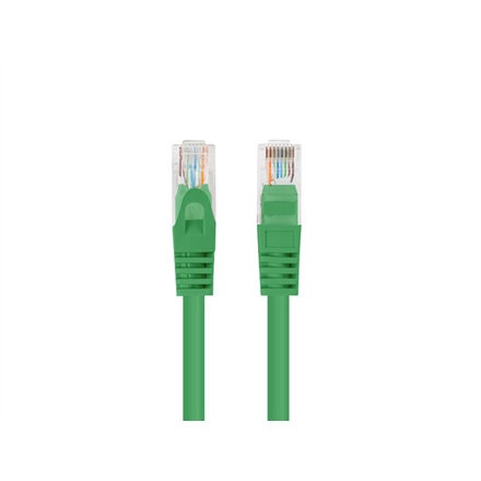 Lanberg Patchcord CAT.6 UTP 0.5M fluke passed 10-pack, Green | PCU6-20CC-0050-G