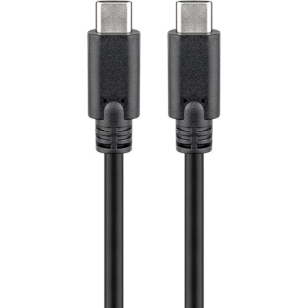 Goobay 67976 USB-C 3.1 generation 1 cable, black, 1m | Goobay | USB-C Charge Cable USB-C male | USB-C male