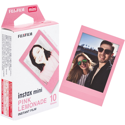 Fujifilm | Instax Mini Pink Lemonade | 54 x 86 mm | Quantity 10