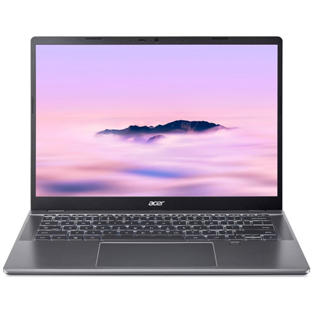 Acer | Chromebook Plus Enterprise 514 | Grey | 14 " | Touchscreen | 1920 x 1200 pixels | Intel Core 5 | 120U | 16 GB | LPDDR5X SDRAM | Solid-state drive capacity 256 GB | Intel Iris Xe Graphics | Chrome OS | Keyboard...
