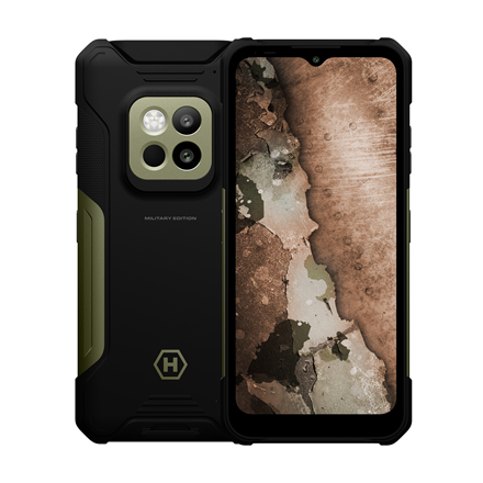 Hammer | Construction | 2 Thermal 5G Military Edition | Green | 6.58 " | IPS | 1080 x 2408 pixels | Mediatek | Dimensity 6300 | Internal RAM 8 GB | 256 GB | microSD | Dual SIM | Nano SIM + eSIM | 3G | 4G | 5G | Main c...