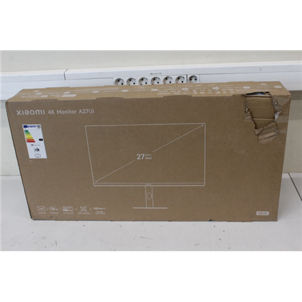 Xiaomi | 4K Monitor A27Ui EU | 27 " | IPS | UHD | 16:9 | 60 Hz | 6 ms | 3840 x 2160 pixels | 360 cd/m² | HDMI ports quantity 2
