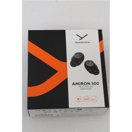 SALE OUT. Beyerdynamic AMIRON 300 TWS black TWS Earphones with charging case, eartips and USB cable | SALE OUT. | Beyerdynamic True Wireless Earphones | AMIRON 300 | Built-in microphone | Bluetooth | ANC | Black | DEMO