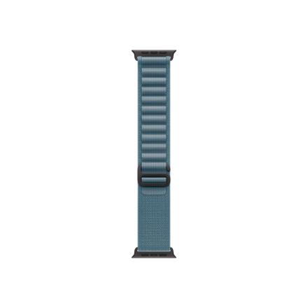 Apple 49mm Light Blue Alpine Loop - Small - Black Titanium Finish | Apple