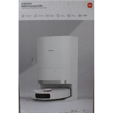 SALE OUT. | Xiaomi Robot Vacuum (EU) | X20+ | Wet&Dry | 5200 mAh | Dust capacity 4 L | 6000 Pa | White | DAMAGED PACKAGING | 24 month(s)