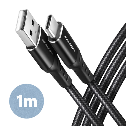 AXAGON | Data and charging USB 2.0 cable, 1 m | BUCM-AM10AB | USB-C to USB-A