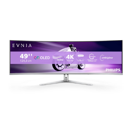 Philips | 49M2C8900L/00 | 49 " | OLED | 32:9 | 144 Hz | 0.03 ms | 5120 x 1440 pixels | HDMI ports quantity 2 | Warranty 24 month(s)