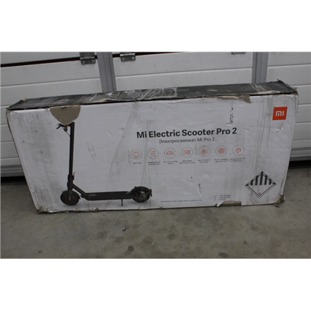 SALE OUT. Xiaomi Mi Electric Scooter Pro 2 (Black) | Xiaomi Mi Electric Scooter Pro 2 | 600 W | 25 km/h | 3 month(s) | Black | DAMAGED PACKAGING, USED, REFURBISHED, MISSING ACCESSORIES