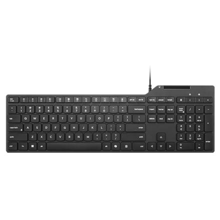 Lenovo USB-A Wired Smartcard Keyboard 5000 | Keyboard | Wired | Estonian | Plunger Type Switch | Black | Brown Box